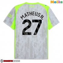 Moške Nogometnih dresov Manchester City Matheus Nunes #27 Tretji 2025-26 Kratki rokavi